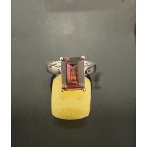 Handmade Size 6 Natural Garnet Ring 10.5 X 7.3 X 4.25 mm Stone